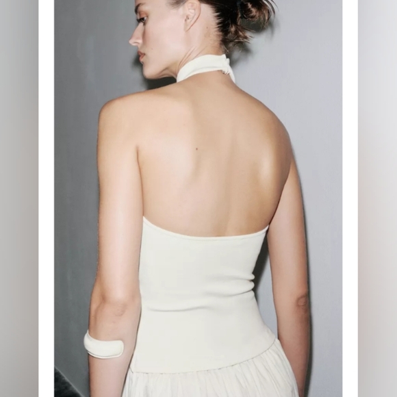 Zara Combination Halter Dress - Picture 2 of 7
